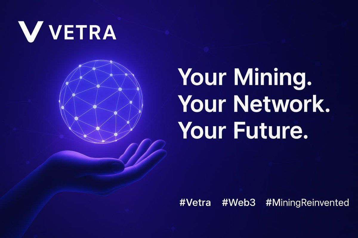 vetranetwork's tweet photo. Every tap will counts.

Every miner will matter.

At Vetra, mining isn’t about luck  it’s about consistency and community.

Together, we’re building a network where participation equals reward. https://t.co/k1hSKBt0C3