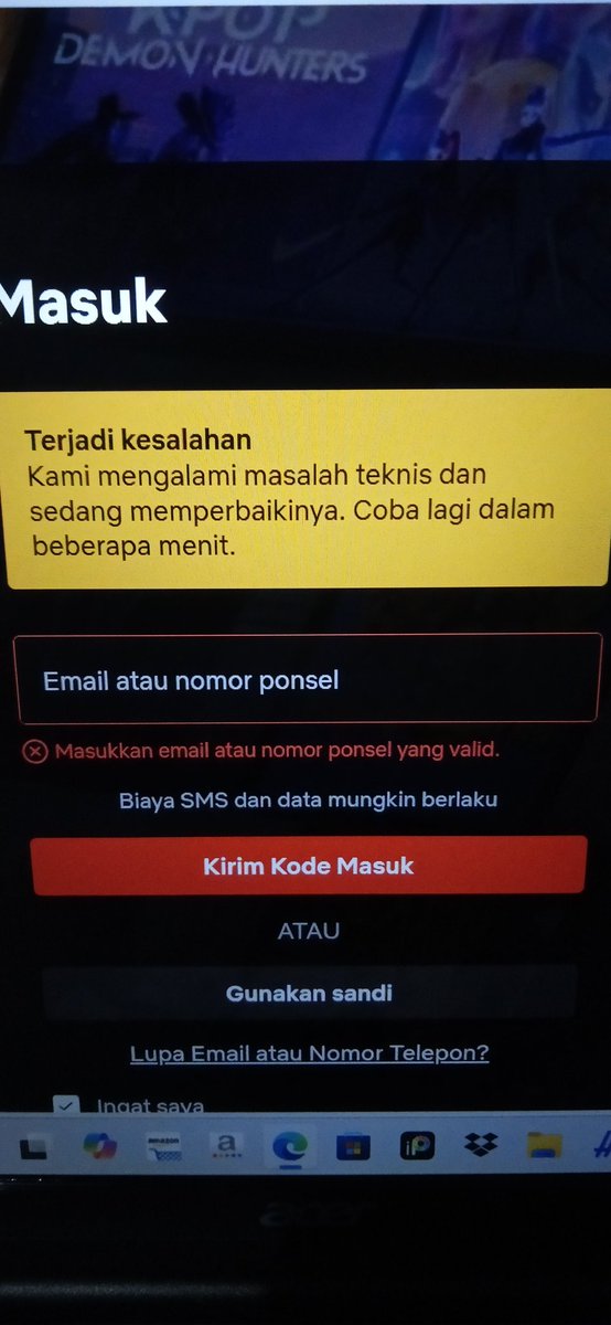 milkywaytaaa's tweet photo. Ini ada yang mengalami hal serupa gak? Kok Netflix eror terus yaa https://t.co/xm4IsJVsZV