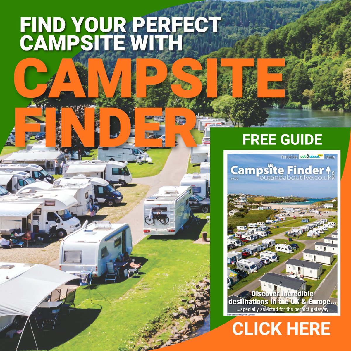 Campingmagazine's tweet photo. 🏕️ Your FREE Campsite Finder Is Ready!

Whether you’re planning a short break or a longer adventure, our FREE Campsite Finder Guide makes it easier to find the right campsite.

Download your free copy today!

👉https://t.co/o4wGZ6Fgvw

#campinglife  #camping https://t.co/3evs2aZEsW