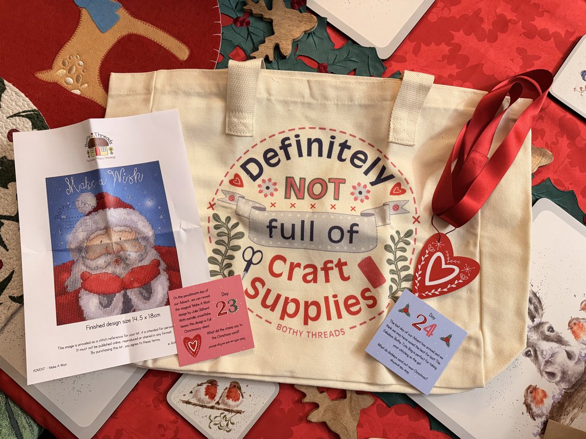 NatCBrooks's tweet image. Final advent days 2️⃣3️⃣ &amp;amp; 2️⃣4️⃣ of my Bothy Threads &amp;amp; @toft_uk!! So that brings it all to an end 🥹 Have thoroughly enjoyed every day, now just to get my secret CAL character complete! ❤️🧶🪡🧵🥰🎄🎅🏼🦌
#craftynat83 #bothythreads #bothyadvent #toftuk #edsadvent2025 #merrychristmas☃️