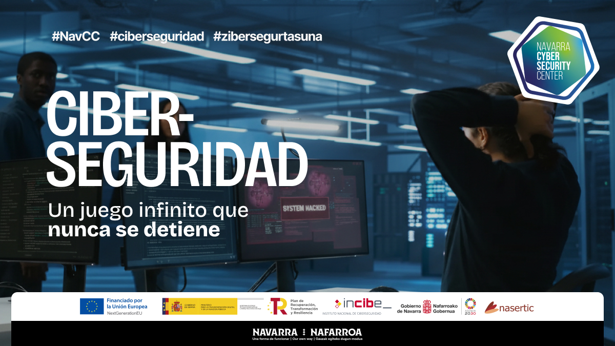 🛡️La ciberseguridad es un juego infinito que nunca se detiene.
No se trata de ganar una vez, sino de mantenerse alerta, actualizado y preparado todos los días.⚠️  <a href="/INCIBE/">INCIBE</a> <a href="/NASERTIC/">Nasertic</a> <a href="/digitalento_na/">Digitalento Navarra / Nafarroa</a>  #PlanDeRecuperacion #ciberseguridad #cybersecurity