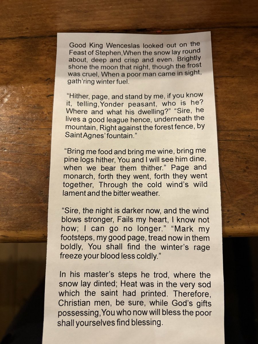 CClark_UK's tweet photo. Now as per tradition, we sang Good King Wenceslas at the end of the 10am Prayer Book Communion service on the Feast of Stephen. Happy Christmas to you all from St Nicholas, Chislehurst. https://t.co/0P7cyAcghX