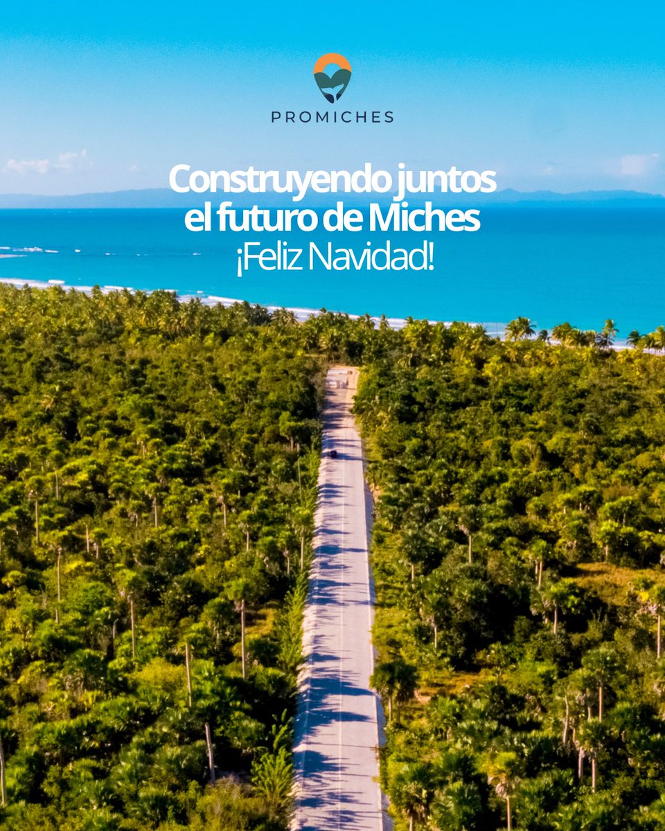 En esta Navidad celebramos lo que Miches ha logrado gracias al trabajo conjunto entre comunidad, sector público y privado.
Seguimos construyendo un destino sostenible, auténtico y lleno de oportunidades.

¡Felices fiestas! 🎄

#Promiches