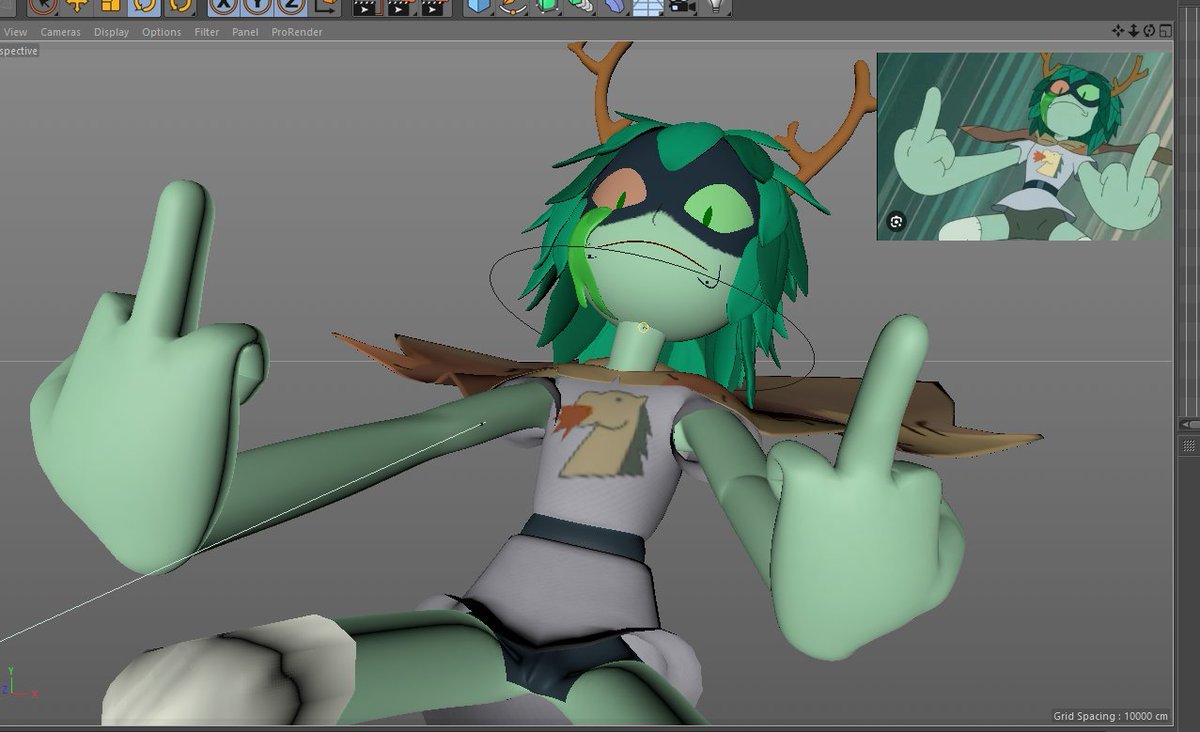 Tr0xaz's tweet photo. jokes aside I do think the model turned out pretty decent, far from perfect but I'm happy with it for now https://t.co/PvoawzGyHL