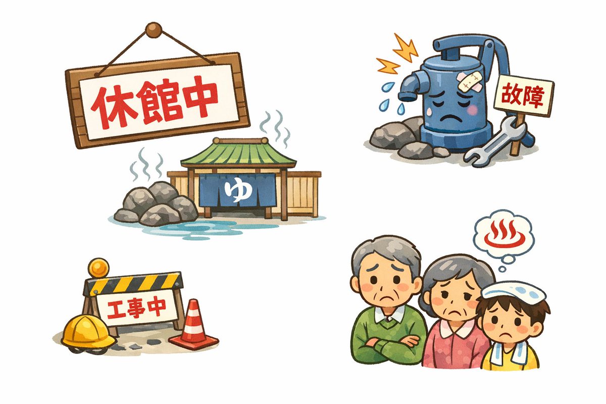 松之山温泉♨️ナステビュウ湯の山 tweet media