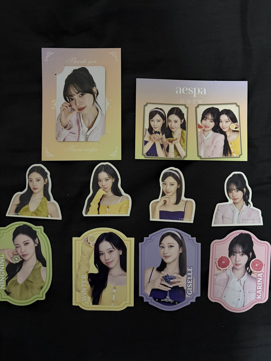 aespaﾁｬﾝのスペシャルキット届いた!! カリナのポニテえぐかわいい