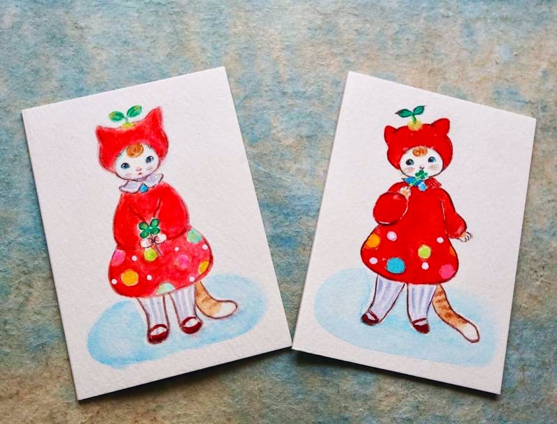 なつめちゃんはこのようなパッケージの福袋で登場予定😊 ささやかです