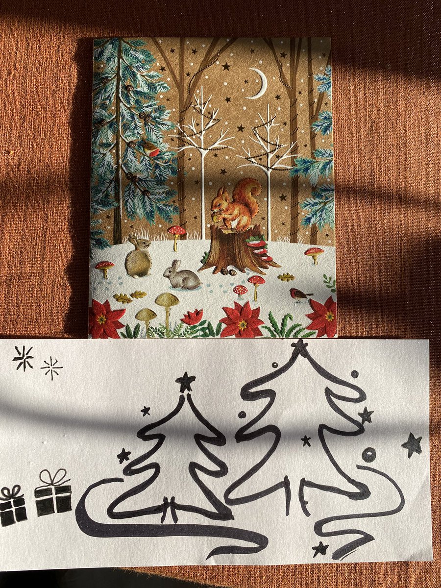 Rentrer et trouver des signes de saison des copains.. ça réchauffe! Merci les gars!