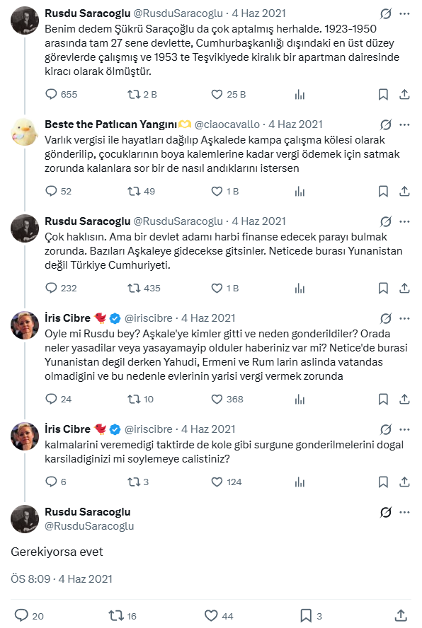 Bende bu twitin çıktısı var. Kaybedersem diye fiziksel olarak saklıyorum