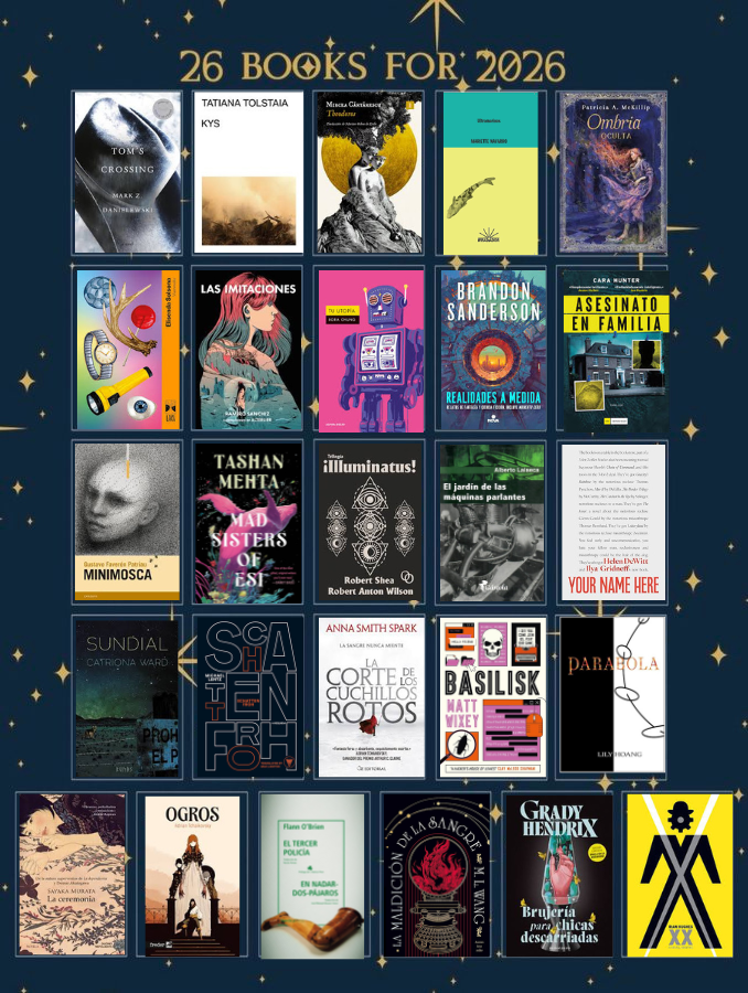 He visto este trend a mucha gente en la TL estos días y estaba deseando tener un ratito para hacerlo🤓

26 libros que quiero leer en 2026 (y ya tengo)👀