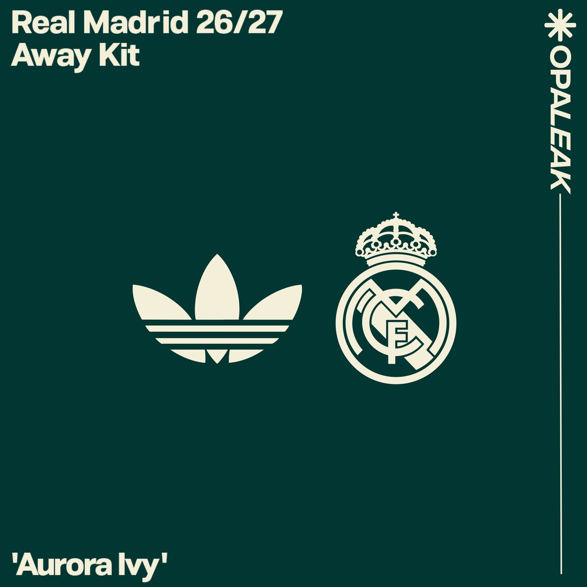 MadridXtra's tweet image. Real Madrid 2026/27:

🤍 Home Kit: white, green, magenta
 
💚 Away Kit: green

🩷 3rd Kit: pink