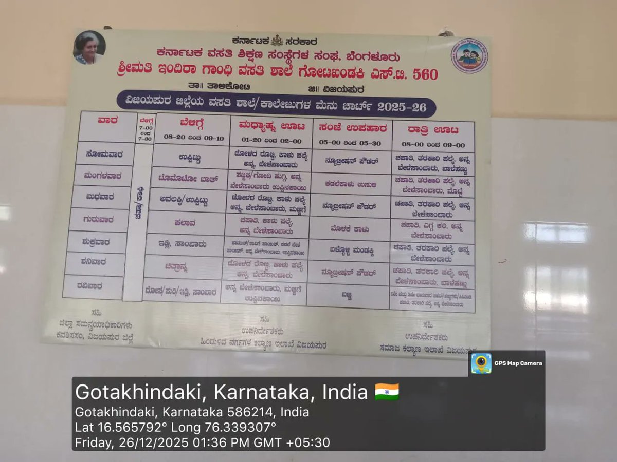 gotakhandiki's tweet photo. Lunch Time #SocialAudit_SWDMeals #SocialWelfare_Karnataka https://t.co/Z2HhhGeuEA