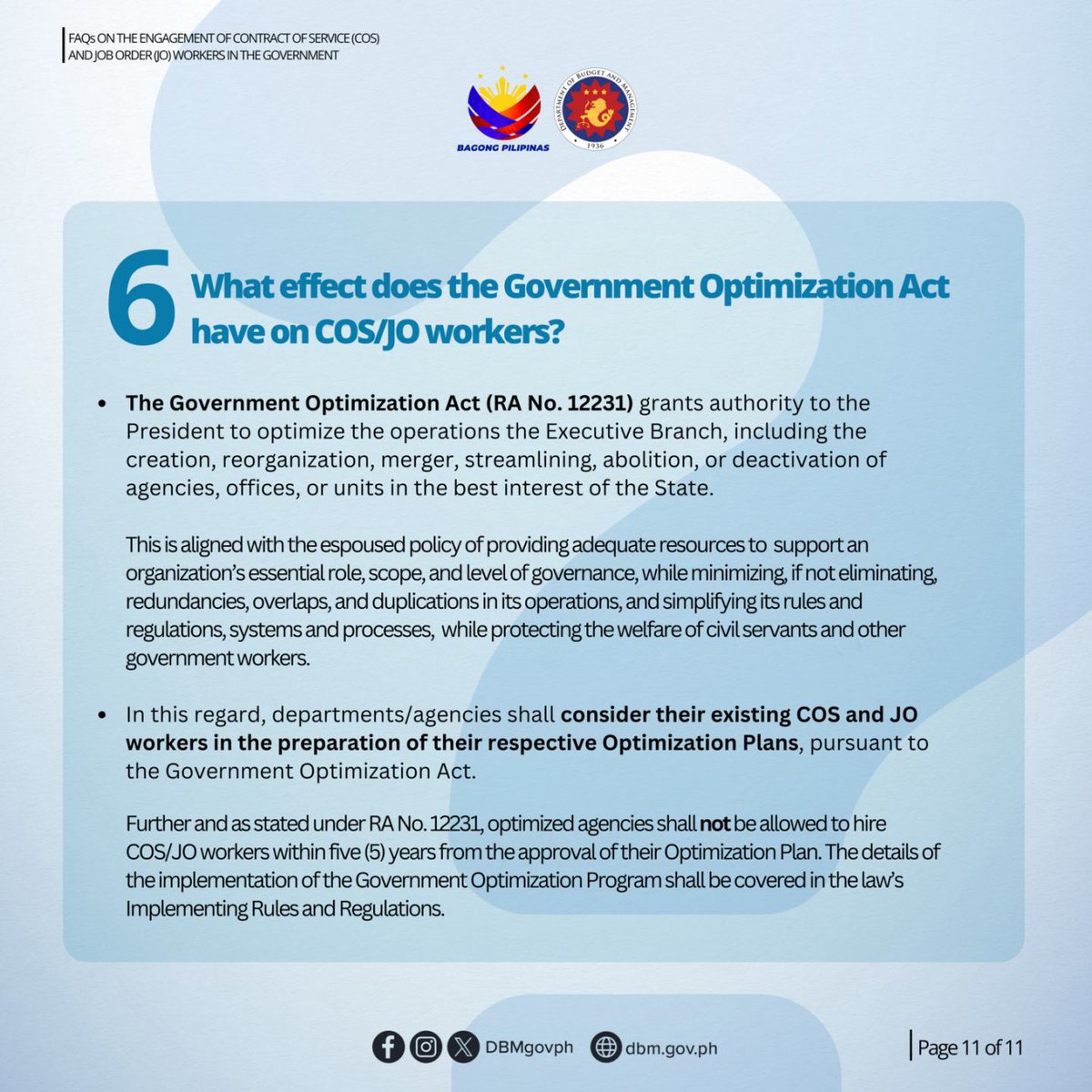 DBMgovph's tweet photo. For more information, download CSC-COA-DBM Joint Circular No. 1, s. 2025: https://t.co/caH5ZTIziX
#DBMatWork https://t.co/5zWaqjOLr4