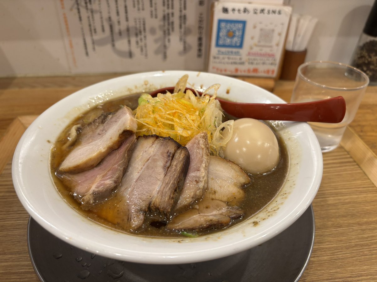 KanpaiNotes's tweet image. 美味しゅうございました。
📍 麺や 七彩　八丁堀