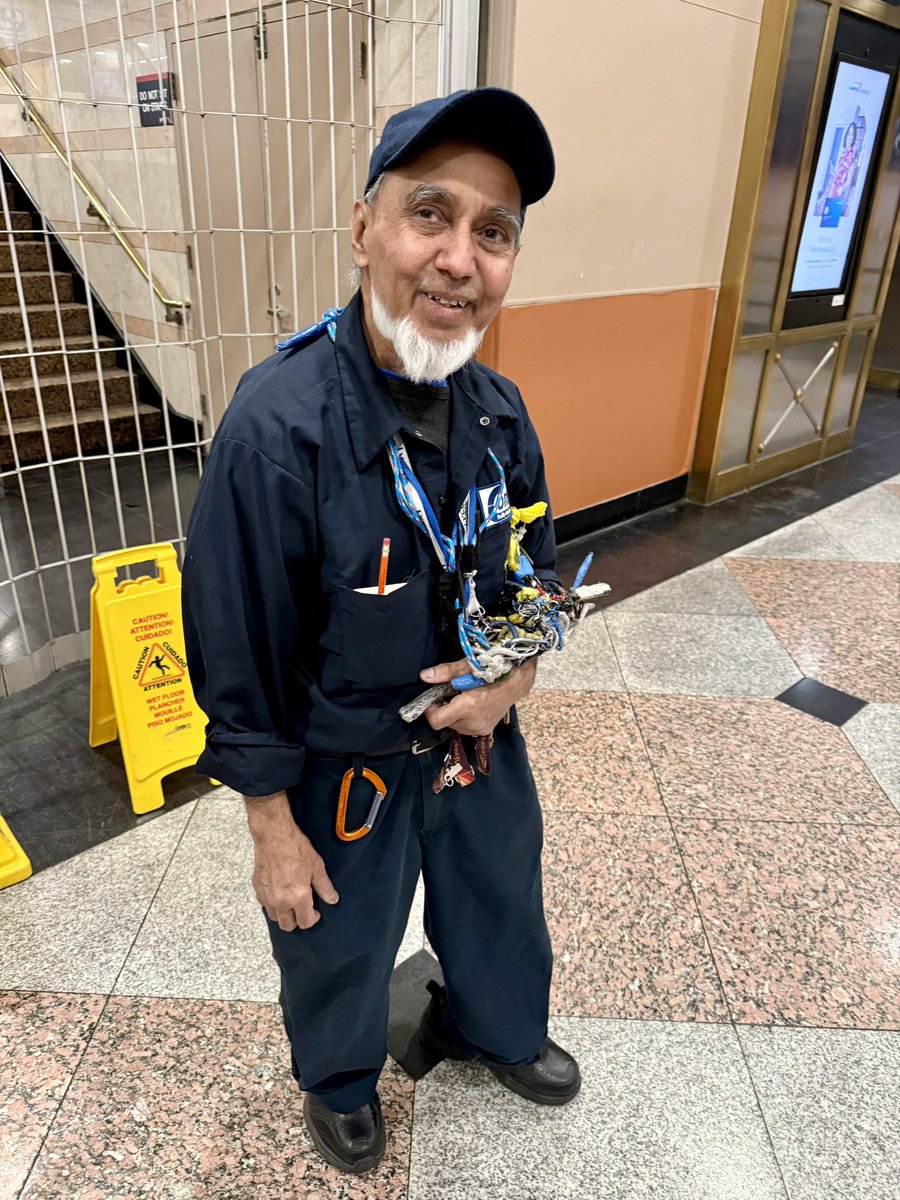 Mohammed is the overnight building engineer at NY Penn Station. He carries dozens of keys and says he knows where each one goes. I’ve known him for years but this is the first time I’ve photographed him.