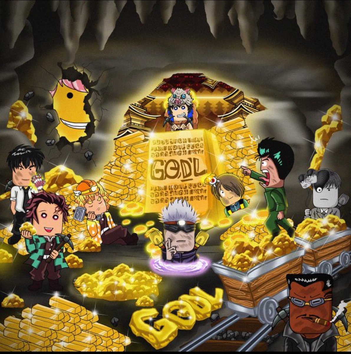 I think $GODL is heavily undervalued here <a href="/GODLsupply/">GODL</a> 

I've been digging into SOL mining projects for the past few days, and this definitely feels early

It's not just a token, a utility token, 
it's a PoW style, gamified mining system on SOL

Every minute SOL is deployed,