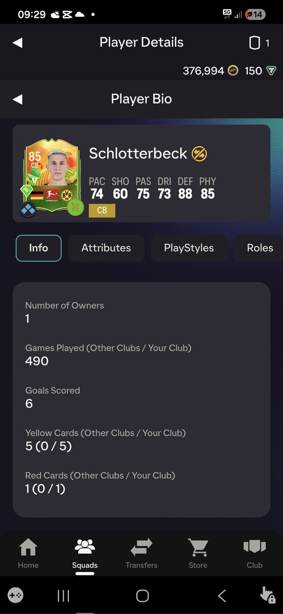 SmithyDrew's tweet photo. @BorussiaMika Tbf, his standard card was good as well. Happy to upgrade now https://t.co/LfDfzsjiyu