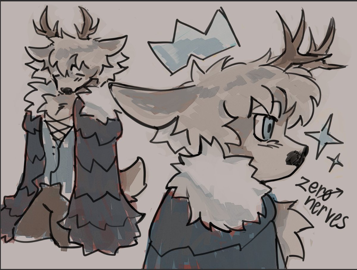 zer0nerves's tweet image. WIP frost king
#art #digitalart #CSP #furry #furryart
