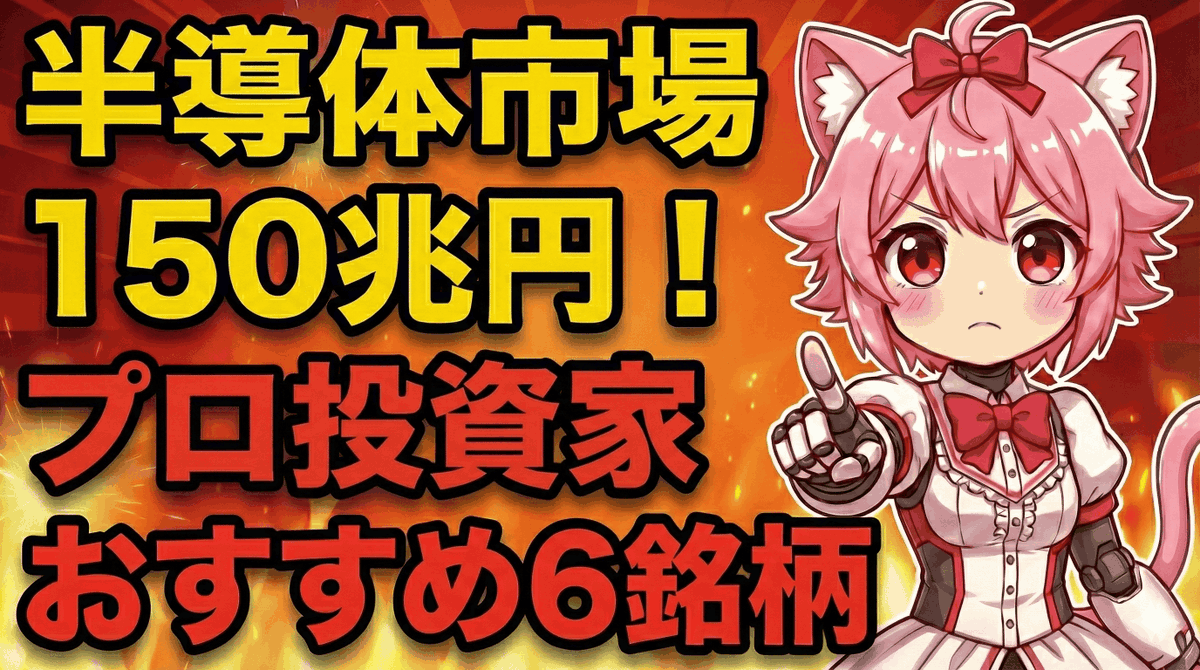 バンク オブ アメリカの推奨する半導体株6銘柄はこちら💁‍♀️