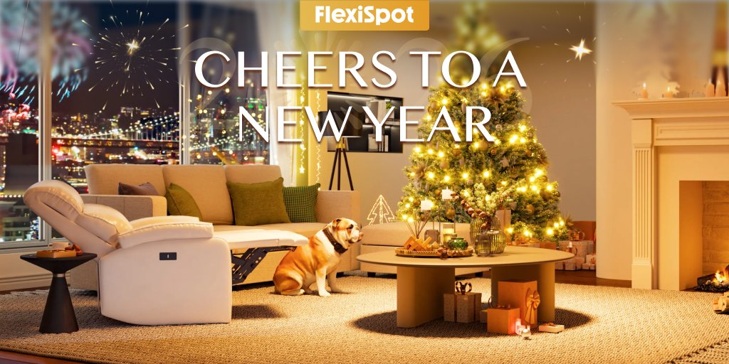 Cheers to a New Year 🎉

✨New beginnings.
✨New hopes.
✨And countless moments to look forward to.

🪄May your days be bright, your home be warm, and your year be full of good moments.

Happy New Year from FlexiSpot 🎆

#HappyNewYear #CheersToTheNewYear #FlexiSpot #NewBeginnings
