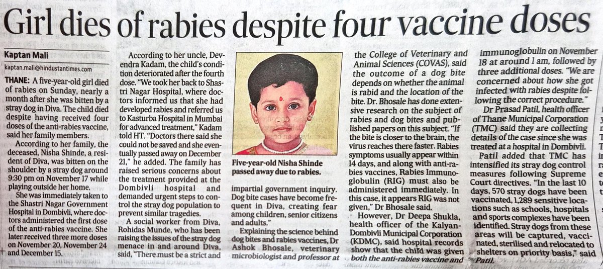 > 24 kids died due to fake cough syrup
> 6 children got HIV+ due to wrong blood transfusion
> 5 year old girl died due to fake/failed rabies vaccine

No jail. No resignation.

This is STATE-ENABLED CRIME.

If this girl doesn’t get justice, we have failed her as a nation <a href="/JPNadda/">Jagat Prakash Nadda</a>