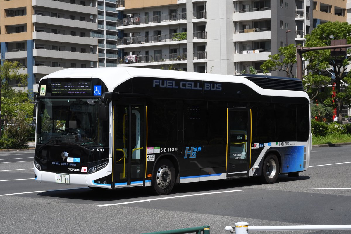 2023/7 都営バス S-D111 足立201き111(深川) トヨタZBC-MUM1NAE. 当時