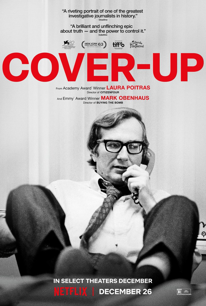 CinemaRareIN's tweet photo. He's devoted his career to uncovering stories the powerful want buried. From My Lai to Abu Ghraib, dig into the life's work of journalist Seymour Hersh.
Documentary feature #CoverUp (2025) by #MarkObenhaus & #LauraPoitras, now streaming on @NetflixIndia. https://t.co/MaSvNC5iXq