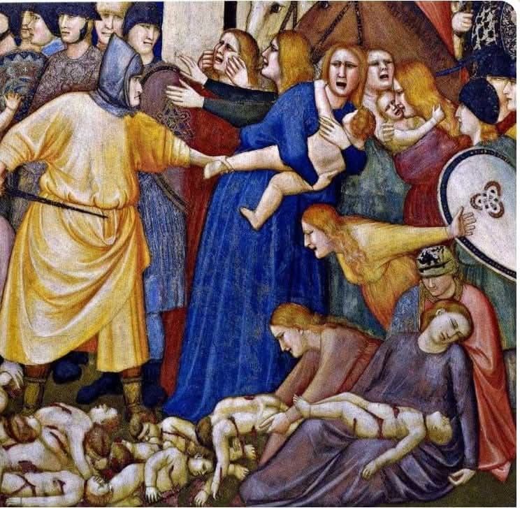 PasqPugliese's tweet photo. Chi usa il #presepe come clava identitaria, dovrebbe allestire la scena della #stragedegliinnocenti per rappresentare la complicità col #genocidio dei bambini di #Gaza e l'indifferenza alla strage continua nel #Mediterraneo. Che non ha risparmiato vite neanche la notte di #Natale https://t.co/7iIhgFdhcv