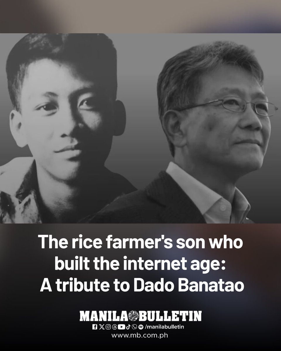 manilabulletin's tweet image. If you are reading this on a computer or a smartphone, you are looking at the digital fingerprints of Diosdado “Dado” Banatao. He didn’t just participate in the digital revolution; he designed the hardware that made it possible.

READ: mb.com.ph/2025/12/26/the…