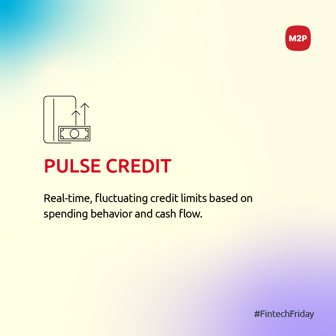 m2pfintech's tweet photo. #FintechFriday Thought: Credit that beats with your wallet! Pulse Credit moves with you, giving the right limit at the right time.
#PulseCredit #SmartCredit #M2PFintech #M2P https://t.co/MBKC0LqgGb