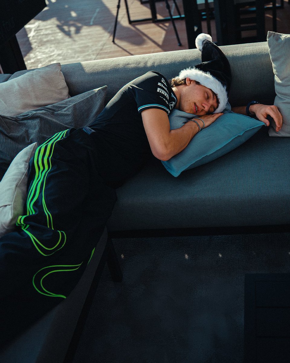 MercedesAMGF1's tweet image. Boxing Day summed up 😴🎄