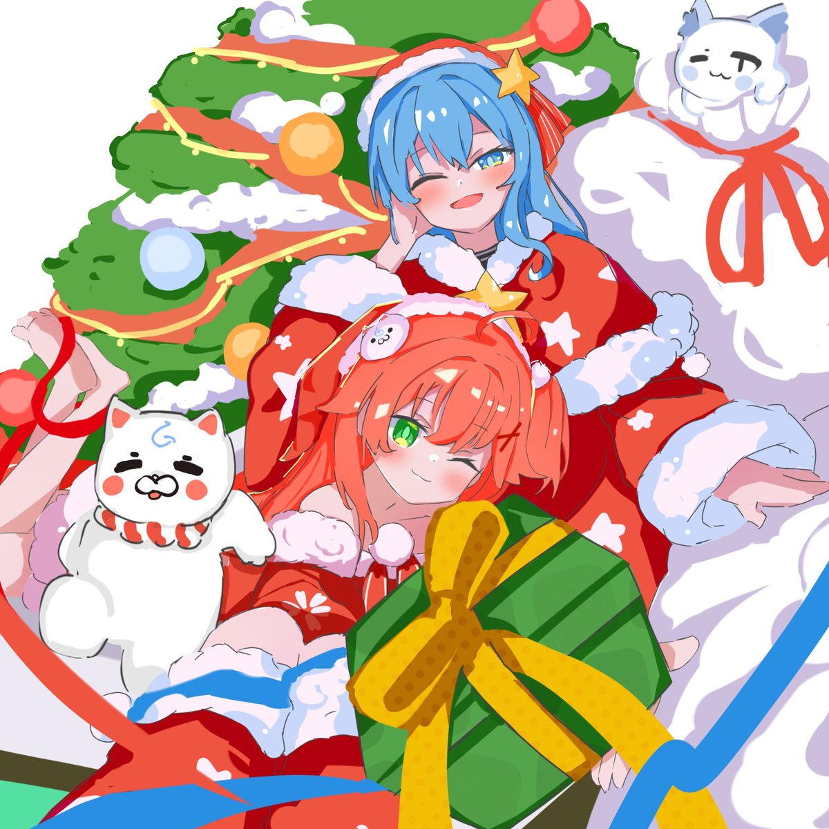 ラ*ク様 95 ⭐️唯一無二⭐️【ツヤツヤ⭐️赤】⭐️色抜けピコ⭐️クリスマスロ 阪神梅田本店】スウェーデンを代表する陶芸家「リサ・ラーソン」が描い