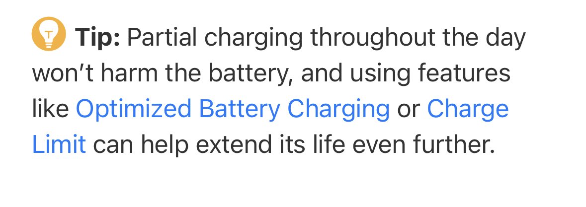 dwjtl's tweet photo. I love how this is part of the iPhone’s battery settings. I would make it more prominent though. https://t.co/u0LYMxE6QO