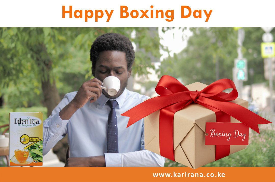 Boxing day moments are better with a cup of Eden Tea. Happy Boxing Day. 
#thefinestgardentea