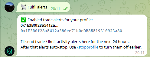 polyquant_labs's tweet image. In polyquant, you can also monitor the filling of your orders.

receive an instant telegram notification about changes in your order. 

in conjunction with tracking the coefficients, you will be able to control the situation by 100%