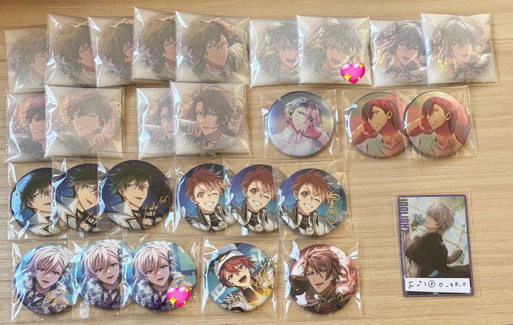 0【交換】アイナナ 缶バッジ ブラホワ BW ドラコレ sony アイスタ