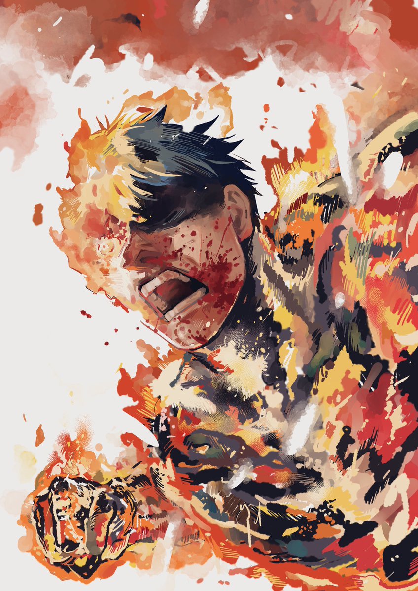 sukesuke_burger's tweet image. 再　寒いからアグニ🔥👊
来年こそ描く！