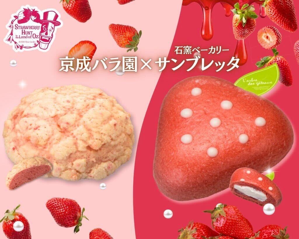 京成バラ園×サンブレッタ オズの国のストロベリーハント コラボ企画