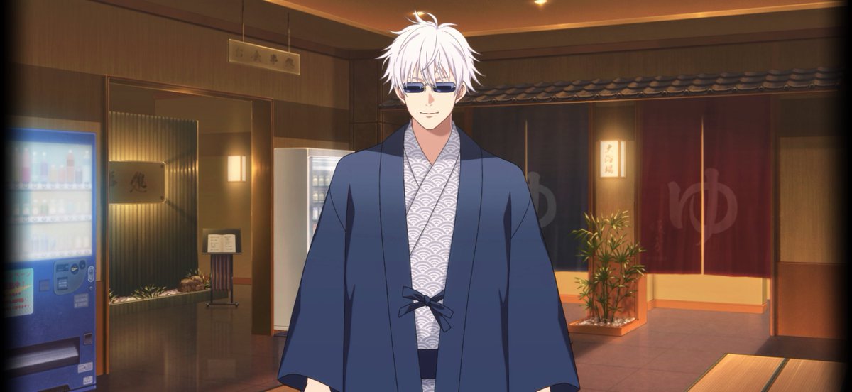 lightningclare's tweet image. GTG's (Great Teacher Gojo) day off

-call Utahime-sensei just to annoy her
-calls Ijichi on duty to pick him up
-texts 1st years in a mission about souvenirs
-enjoys sweet fruit-flavored milk

Even on his day off he never stops being who he is. And yet somehow...