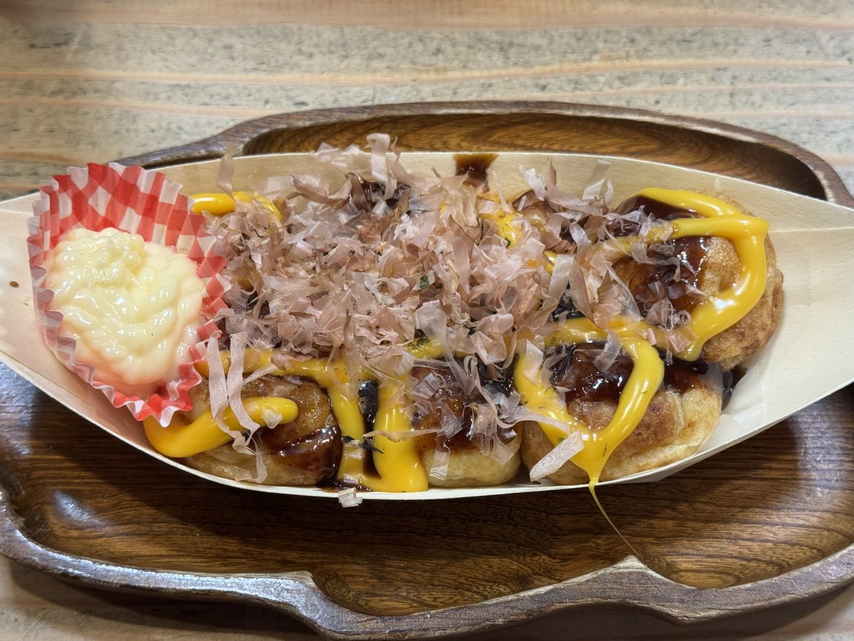 柳ヶ瀬で気になってたたこ焼き屋さん🐙 美味しい😋 #丸幸水産よしまる