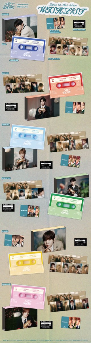 NCT WISH Japan 1st Mini Album 【WISHLIST】
➫ 2026.1.14 Release
 
[WISH for U Ver.] *2026.2.25 Release

💿Pre-order
nct-wish.lnk.to/WISHLIST

#NCTWISH #WISHLIST
#NCTWISH_WISHLIST