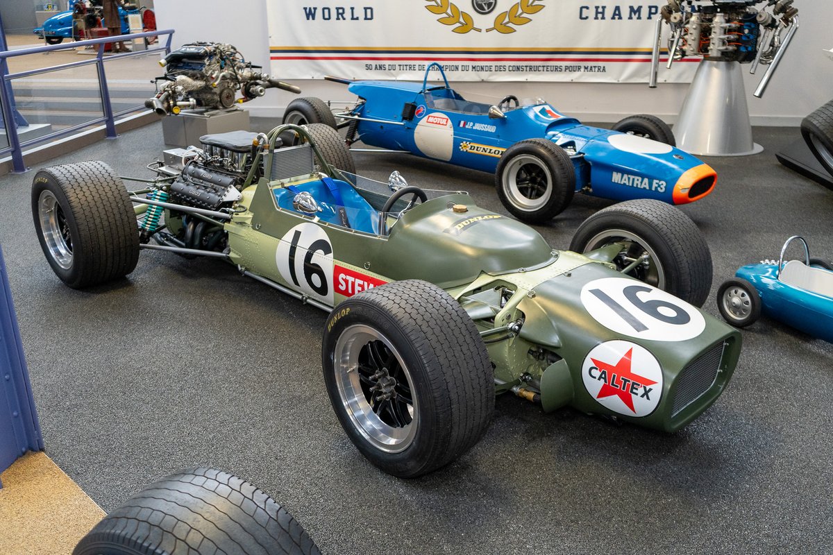 Une nouvelle Formule 1 est arrivée au musée, il s'agit de la Matra MS9 châssis N°01 de 1968 (première F1 Matra), cette monoplace a été pilotée par Sir Jackie STEWART lors du GP d’Afrique du Sud ! 😊