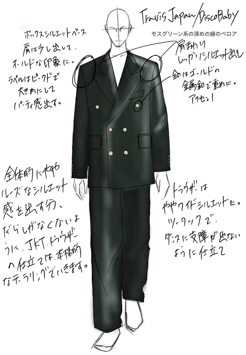 Travis Japanにすごく似合う衣装✨ いつも素敵なトラジャですが何倍も
