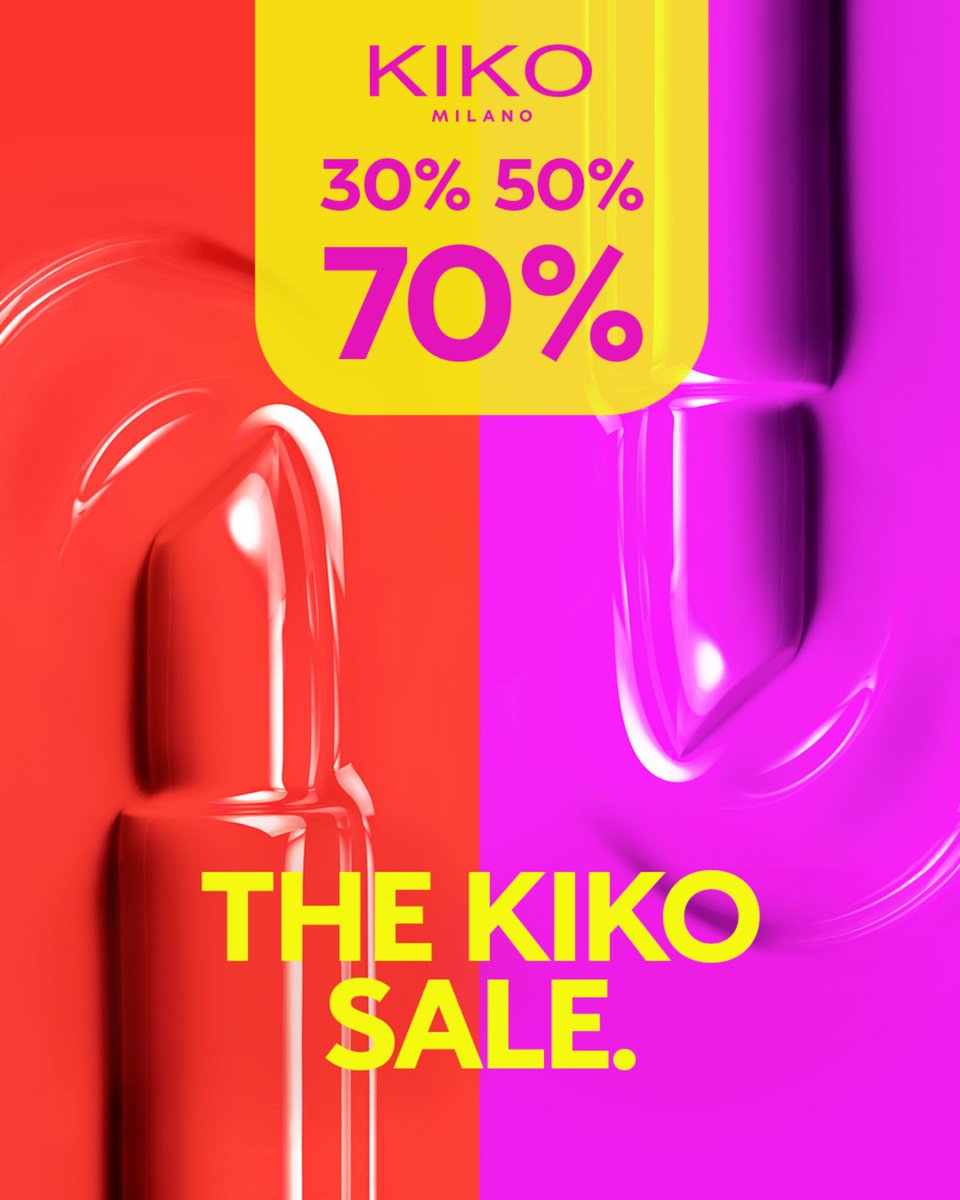 Boxing Day sale now on at KIKO 💄 Up to 70% off selected lines