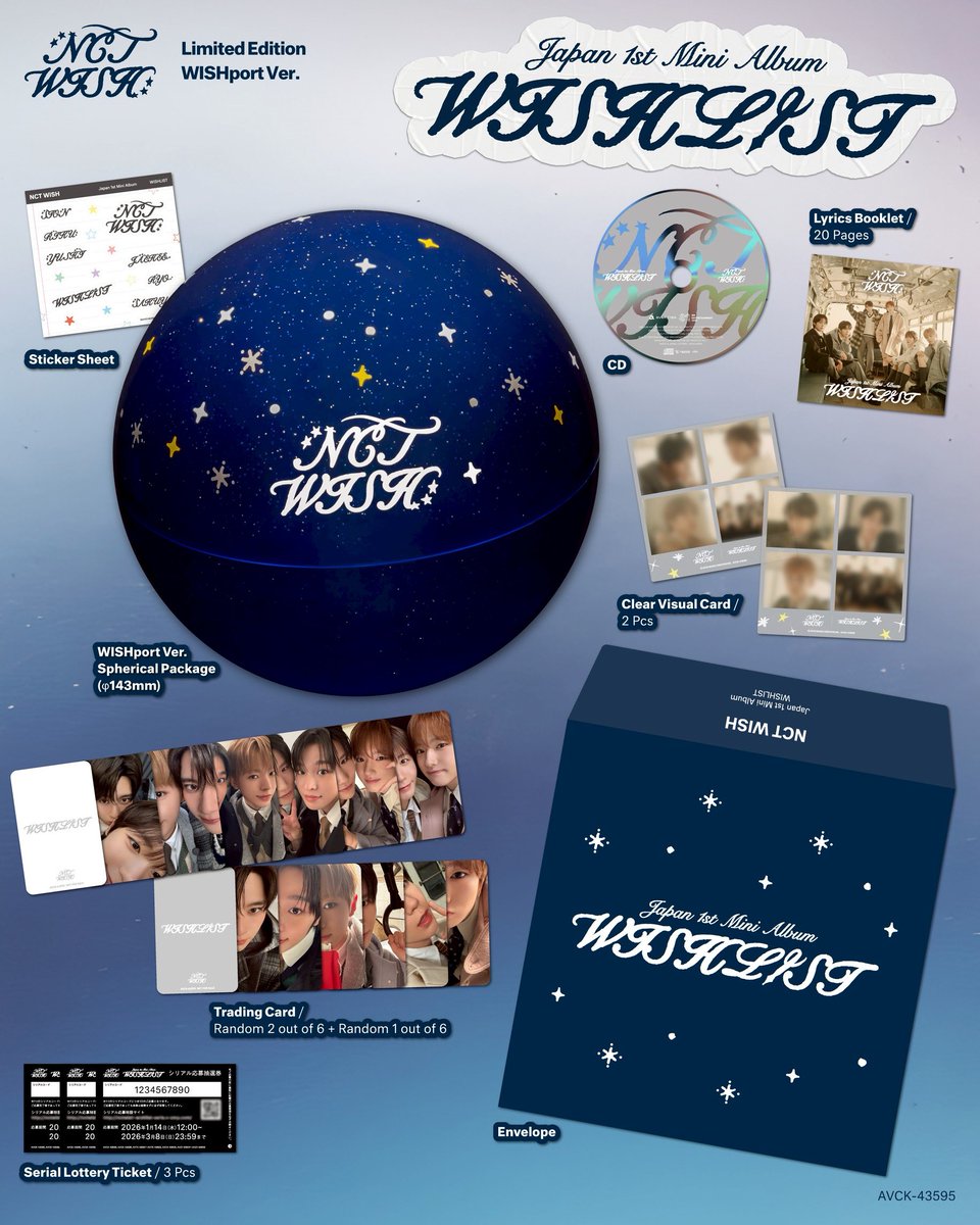 NCT WISH Japan 1st Mini Album 【WISHLIST】 ➫ 2026.1.14 Release