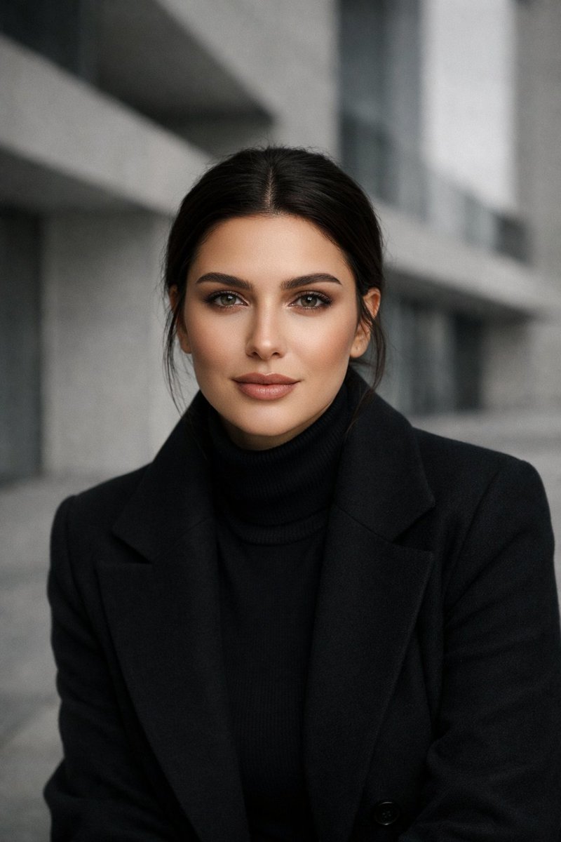 Elegance in Minimalism: A Cinematic Portrait