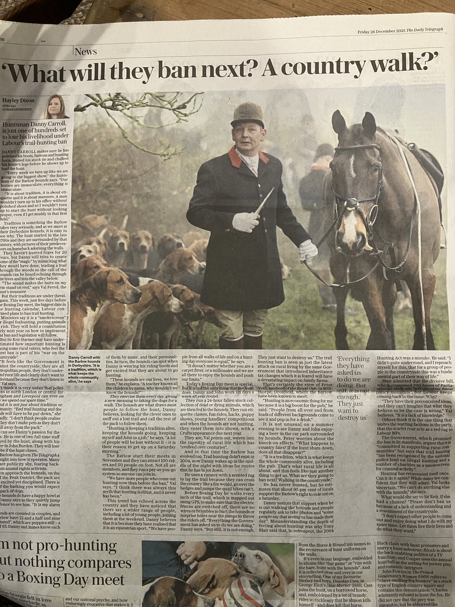 GinnyHBall's tweet photo. Horse and Hounds loved and extremely well looked after by a true and loyal countryman. 😘🇬🇧#Tallyho #Ruralliving @Telegraph https://t.co/g2Wr5pVyoQ