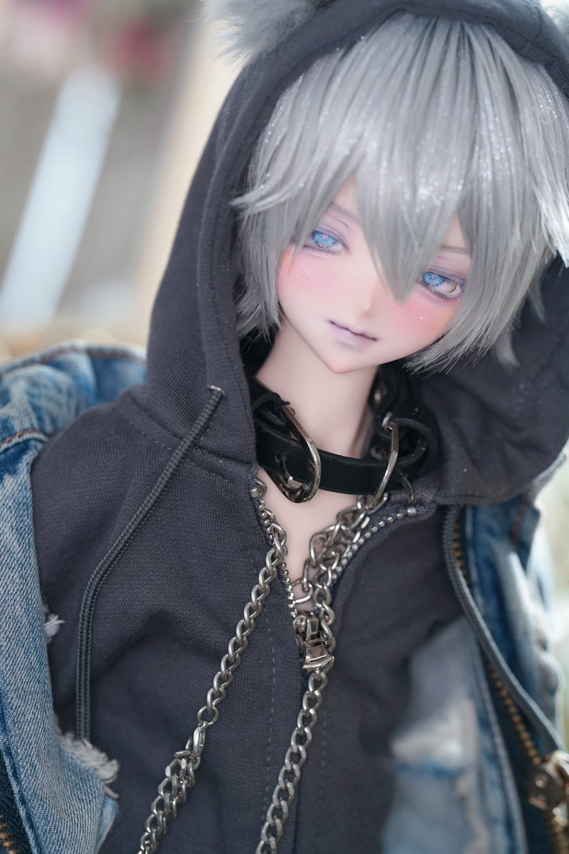 カジュアルな服を着せてみました🐺