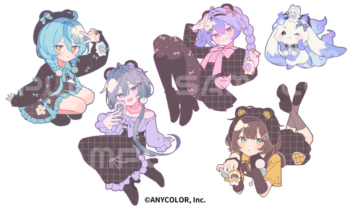 【お知らせ】

いずれ菖蒲か杜若（あやかき）の新曲
「KYAWAII♡5000%」MV衣装デザインとイラストを担当しております！

楽しく描かせていただきました！
ぜひチェックしていただけると嬉しいです🧸🤎