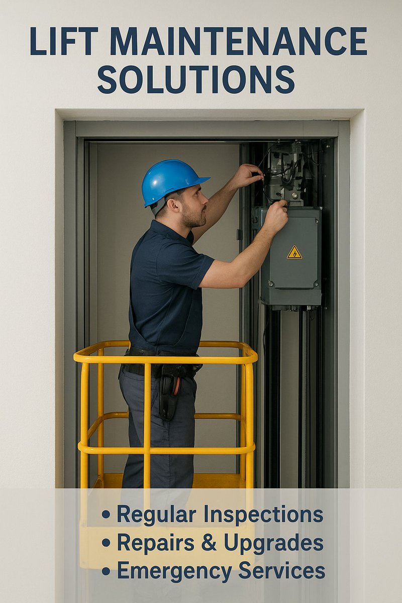 LiftServicing's tweet photo. Is your lift performing at its best? Professional lift servicing improves ride quality, energy efficiency, and safety. Our skilled technicians ensure your elevators meet all regulatory and operational requirements.
#LiftServiceCompanies
#LiftCompaniesNearMe https://t.co/S3ThBlGirb
